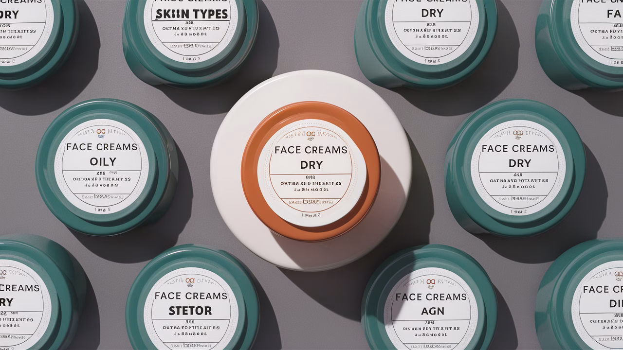 Choosing creams for skin types