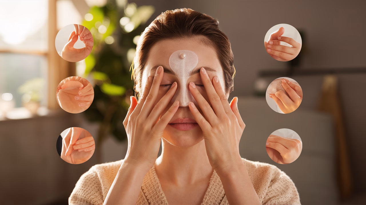 Facial massage technique at home DIY facial massage methods