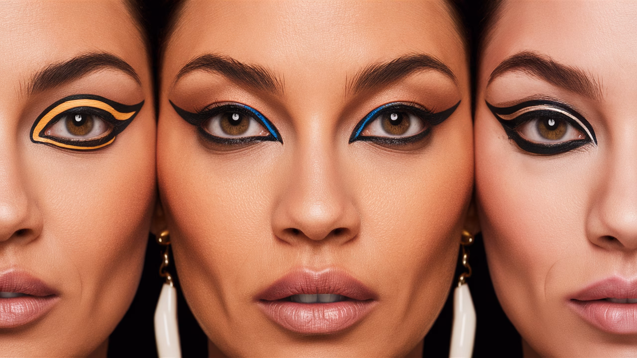 Creative eyeliner styles Creative eyeliner styles