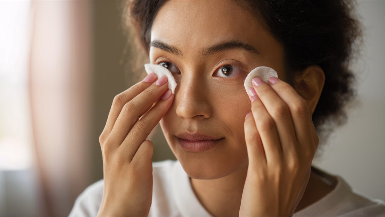 Clean mascara removal