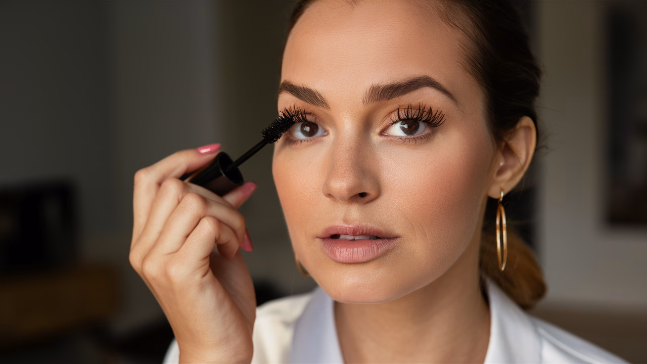 Eyelash prep with curler